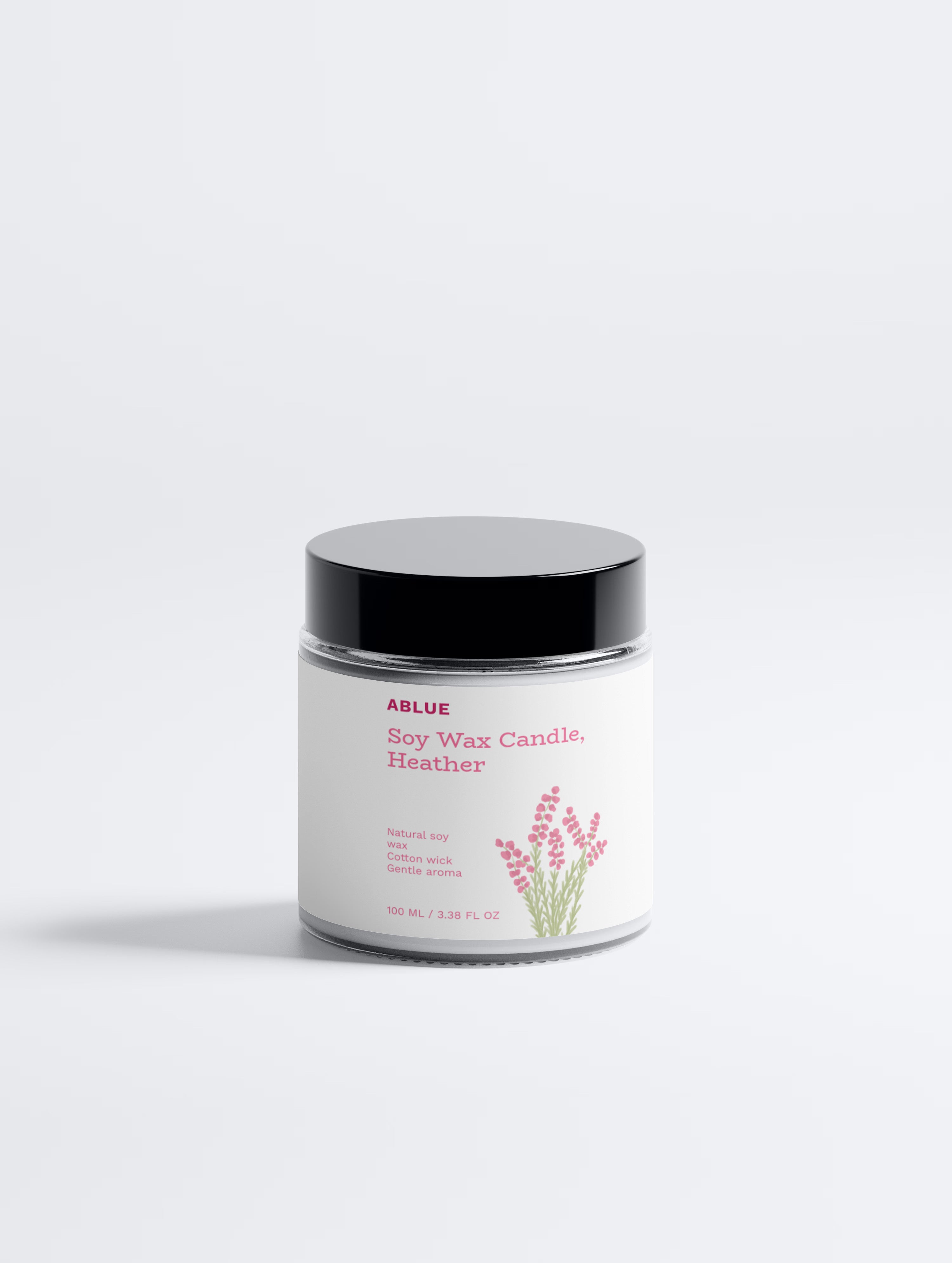 Soy Wax Candle, Heather